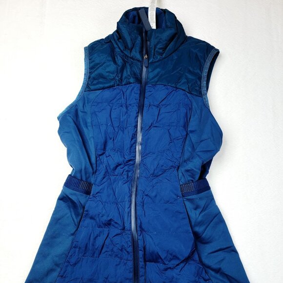 Lululemon Women's Psychic Blue Down for It All Running Full-Zip Puffer Jacket 2 - Picture 2 of 7